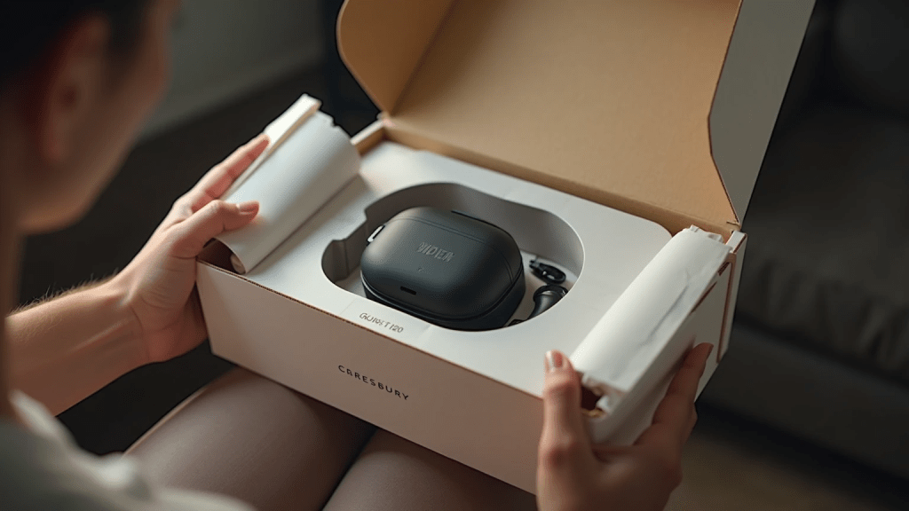 Optimized box sizes with 
earphone