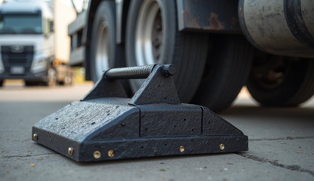 a heavy-duty wheel chock